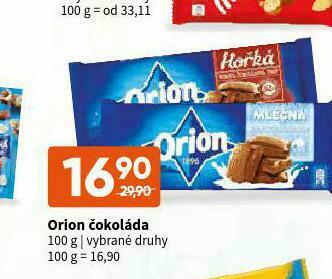 Terno Orion čokoláda nabídka