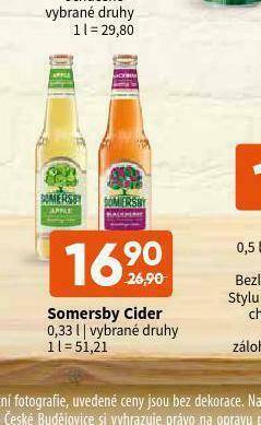 Terno Somersby cider nabídka