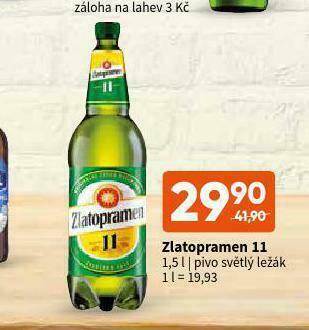 Terno Pivo zlatopramen 11 nabídka