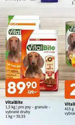 Terno Vitalbite granule rpo psy nabídka