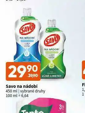 Terno Savo na nádobí nabídka