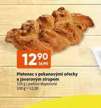 Terno Pledtenec s pekanovými ořechy a javorovým sirupem nabídka