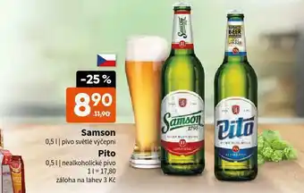 Terno Pivo pito nealko nabídka