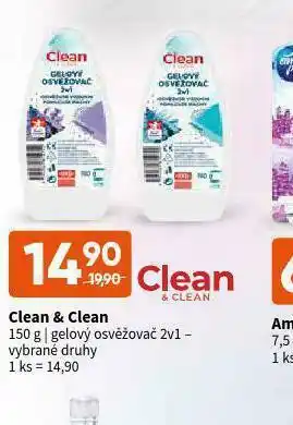 Terno Clean&amp;clean gelový osvěžovač vzduchu nabídka