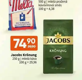 Terno Káva jacobs krönung mletá káva nabídka