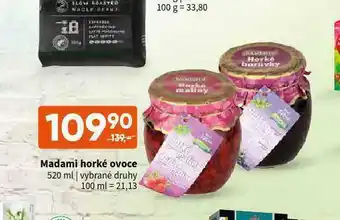 Terno Madami horké ovoce nabídka