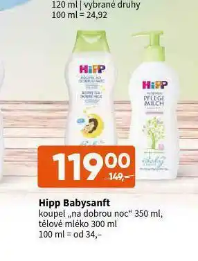 Terno Hipp abybsanft koupel na dobrou noc nabídka