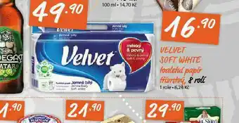 Terno Velvet soft white toaletní papír nabídka