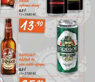 Terno Pivo radegast rázná 10 nabídka