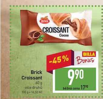 Billa Brick croissant 60 g nabídka