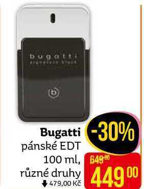 Teta Bugatti pánské edt 100 ml nabídka