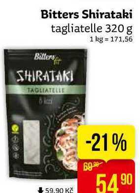 Teta Bitters shirataki tagliatelle 320 g nabídka