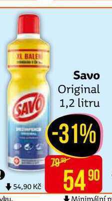 Teta Savo original dezinfekční prostředek 1,2l nabídka