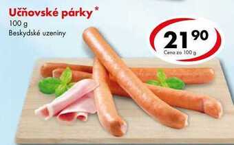 CBA Učňovské párky*, 100 g nabídka