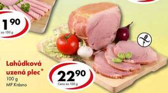 CBA Lahůdková uzená plec*, 100 g nabídka