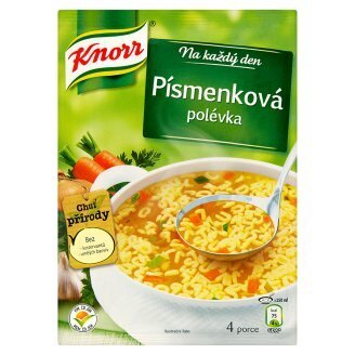 CBA Knorr polévka, vybrané druhy 82g nabídka