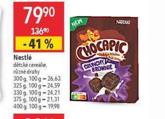 Globus Nestlé dětské cereálie nabídka