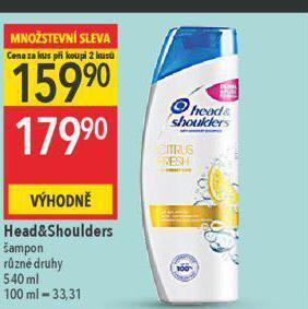 Globus Head&shoulders šampon nabídka