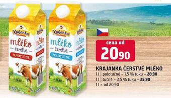 Terno Krajanka čerstvé mléko 3,5% nabídka