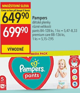 Globus Pampers nabídka