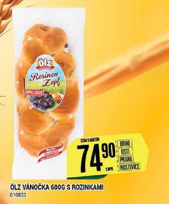 Tamda Foods Ölz vánočka 600g s rozinkami nabídka