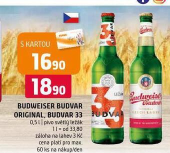 Terno Pivo budweiser budvar original nabídka