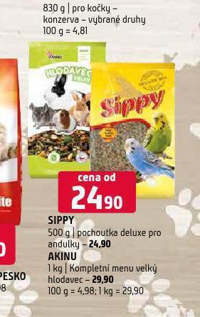 Terno Akinu kompletní menu velký hlodavec nabídka