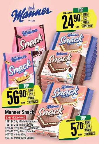 Tamda Foods Manner snack nabídka