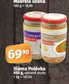 Coop Sláma polévka nabídka