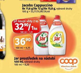 Coop Jar prostředek na nádobí nabídka