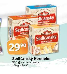 Coop Sedlčanský hermelín nabídka