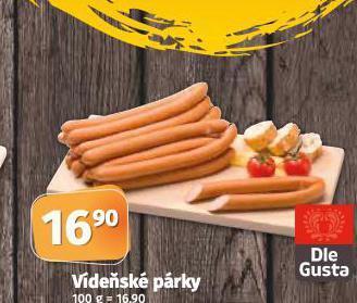 Coop Vídeňské párky nabídka