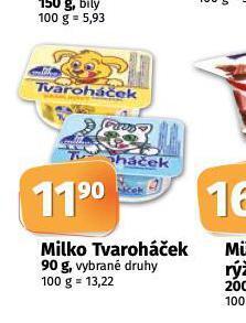 Coop Milko tvaroháček nabídka