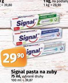 Coop Signal zubní pasta nabídka