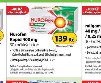 Dr. Max Nurofen rapid nabídka