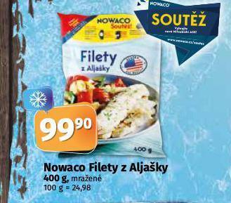 Coop Nowaco filety z aljašky nabídka
