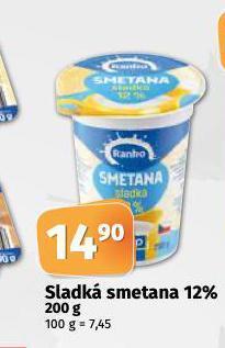 Coop Sladká smetana 12% nabídka
