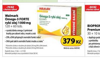 Dr. Max Walmark omega-3 forte rybí olej nabídka