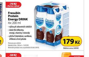 Dr. Max Fresubin protein energy drink nabídka