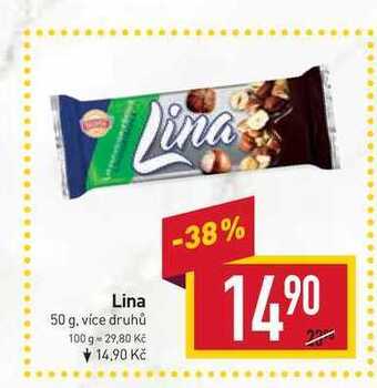 Billa Lina 50g nabídka