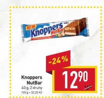 Billa Knoppers nutbar 40 g nabídka