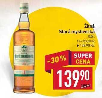 Billa Žitná stará myslivecká 0,5l nabídka