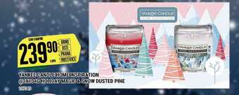Yankee candle home inspiration @2x104g holiday magic & snow dusted pine