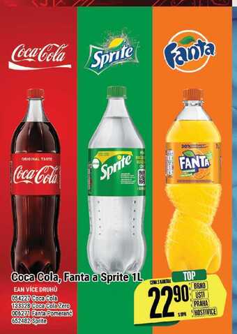Tamda Foods Coca cola, fanta a sprite 1l nabídka