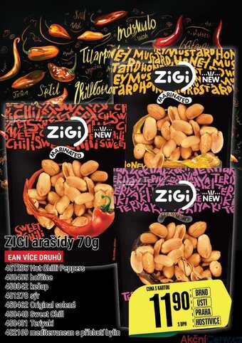 Tamda Foods Zigi arašídy 70g nabídka
