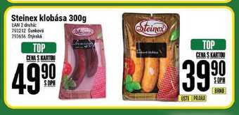 Tamda Foods Steinex klobása 300g nabídka