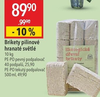 Globus Brikety pilinové hranaté světlé nabídka