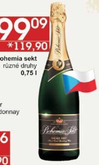 Jip Bohemia sekt různé druhy 0.75L nabídka