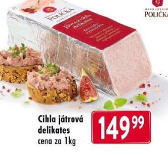 Qanto Cihla játrová delikates cena za 1kg nabídka