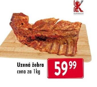 Qanto Uzená žebra cena za 1kg nabídka
